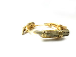 Turquoise bracelet, arrowhead bangle and antler bangle set of 3 bracelets