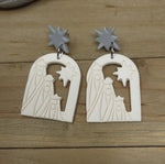 3 Wisemen/Nativity Scene earrings