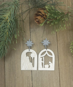 3 Wisemen/Nativity Scene earrings