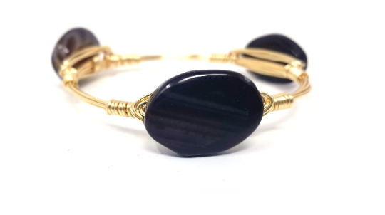 GA Tech game day bangle bracelet set