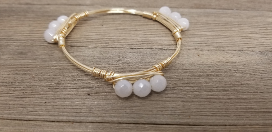 GA Tech game day bangle bracelet set