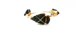Deer antler bracelet, arrowhead bangle, and black agate slabs set