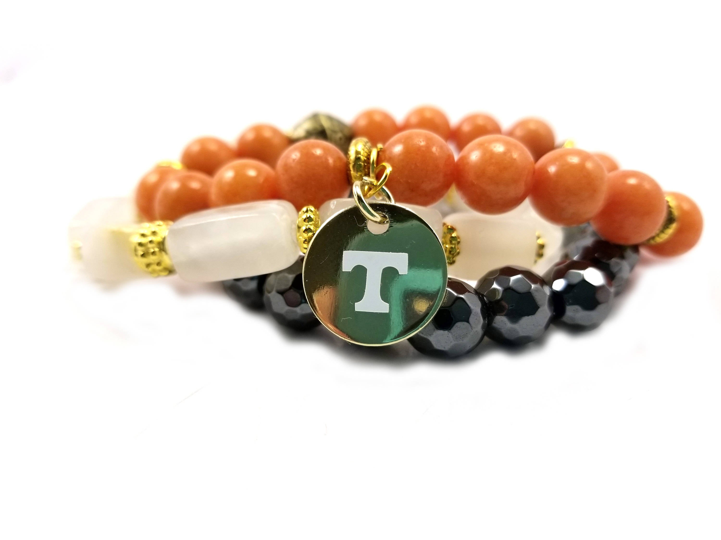 University of Tennessee beaded bracelet, Vols bracelets