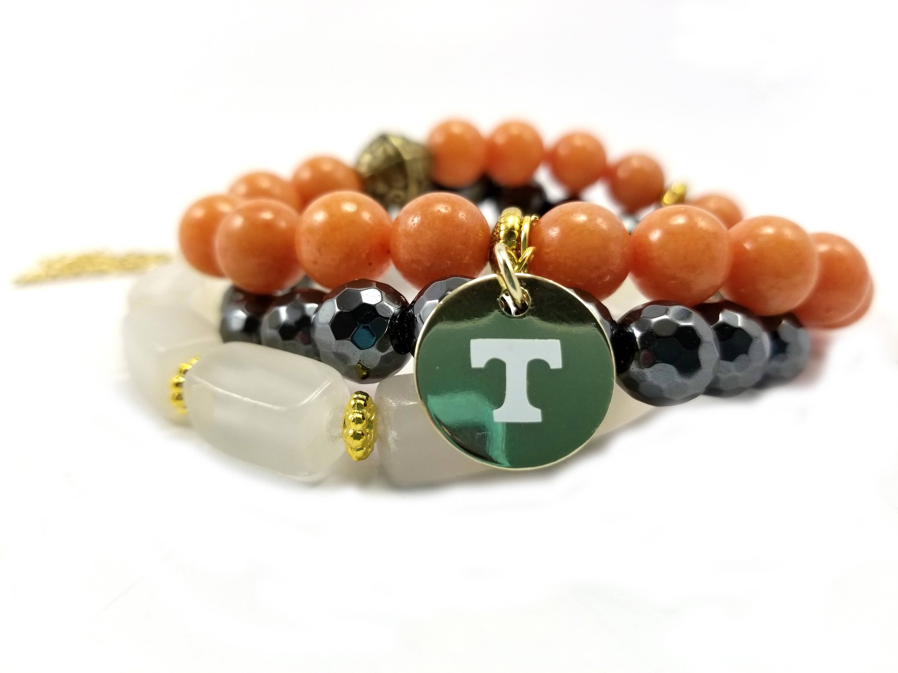 University of Tennessee beaded bracelet, Vols bracelets