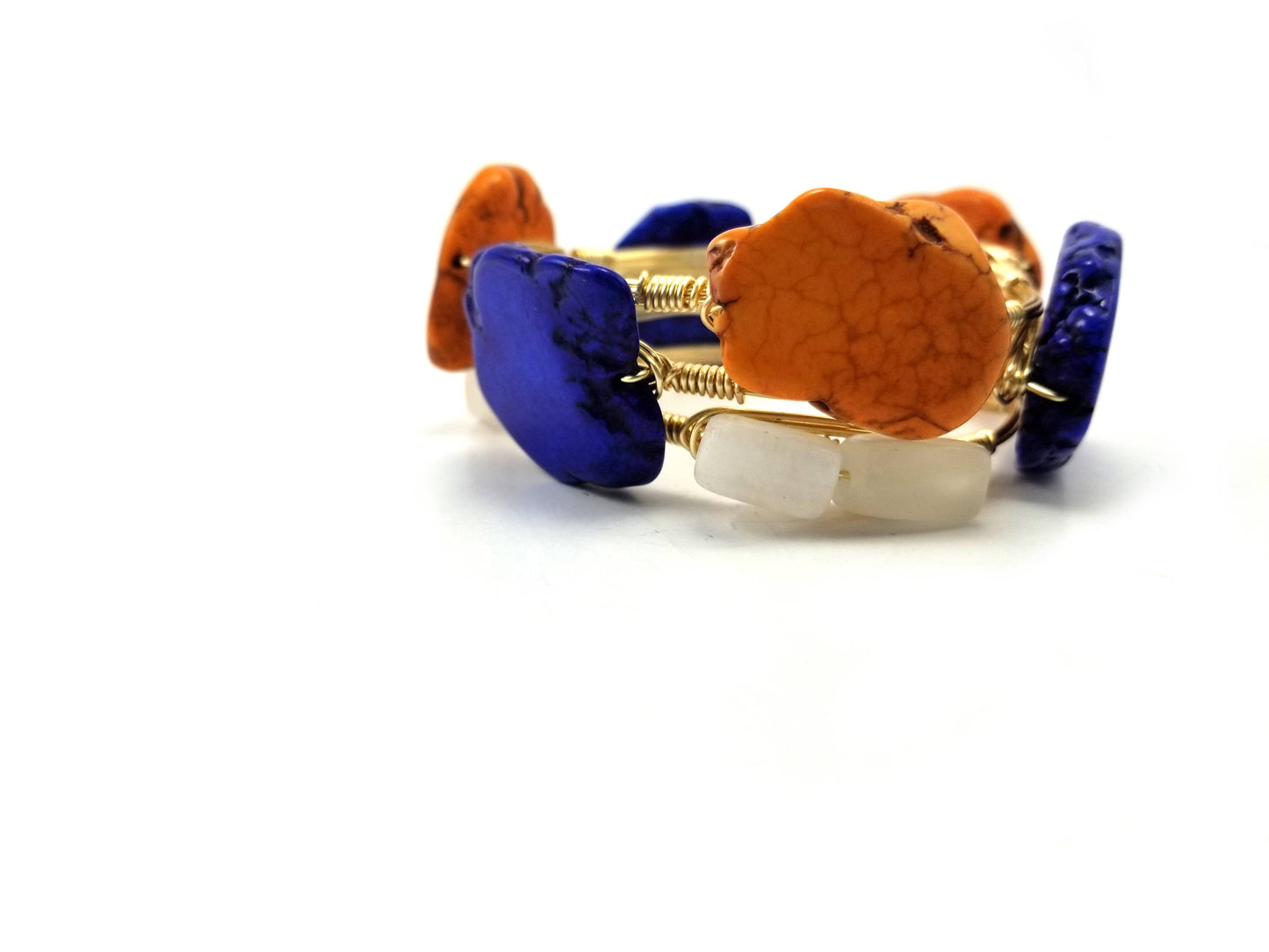 University of Florida gator GameDay set of 3 bangle bracelets