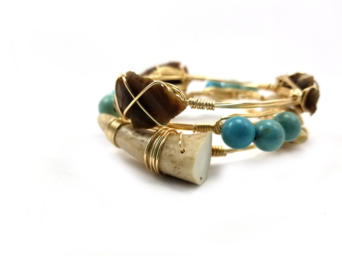 Turquoise bangle bracelet