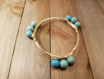 Turquoise bangle bracelet