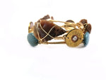 Western bangle bracelets, arrowhead bangle and turquoise bracelet set
