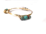 Aqua terra jasper clusterbangle bracelet